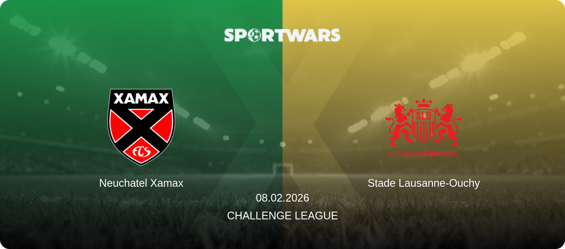 Neuchatel Xamax — Stade Lausanne-Ouchy, 08.02.2026 — Challenge League (match preview)