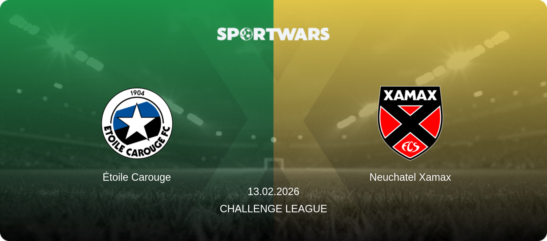 Étoile Carouge — Neuchatel Xamax, 13.02.2026 — Challenge League (match preview)