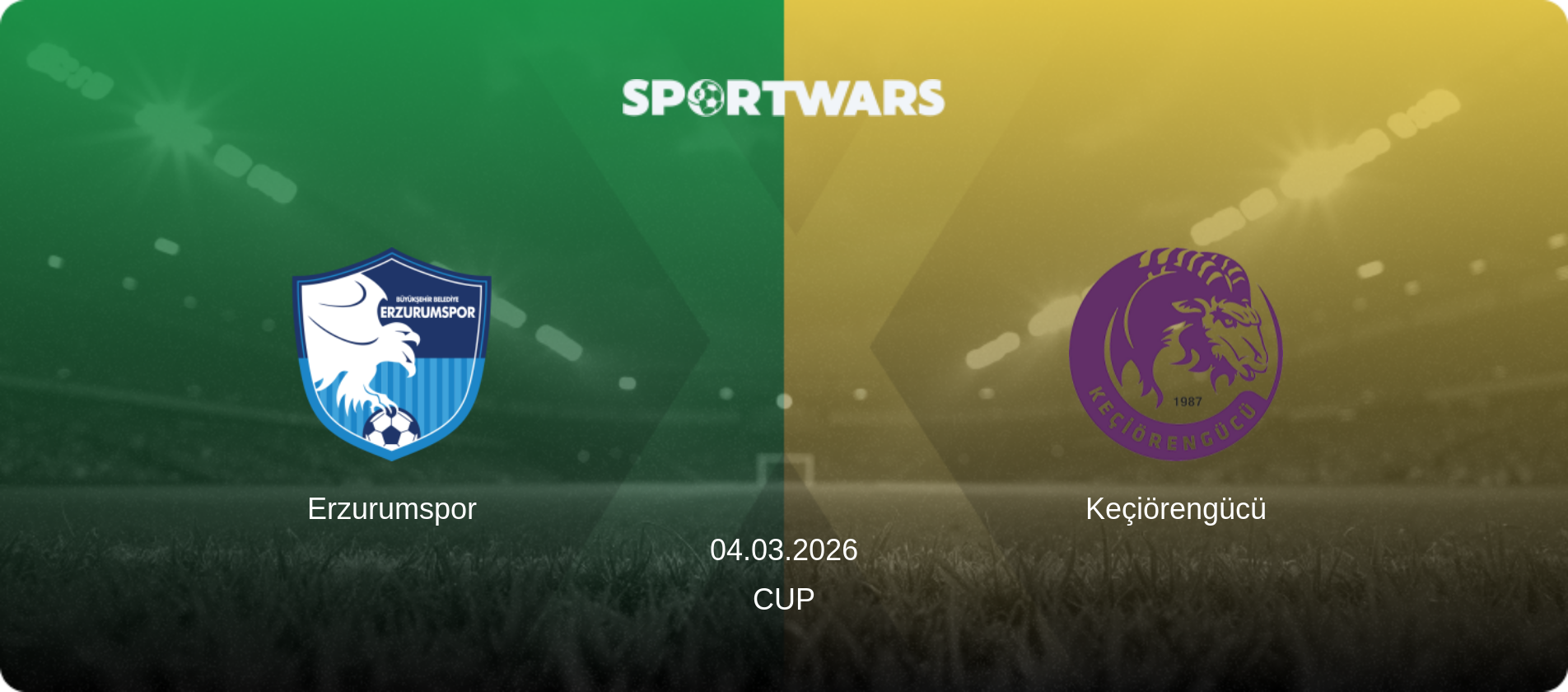 Erzurumspor — Keçiörengücü, 04.03.2026 — Cup (match preview)