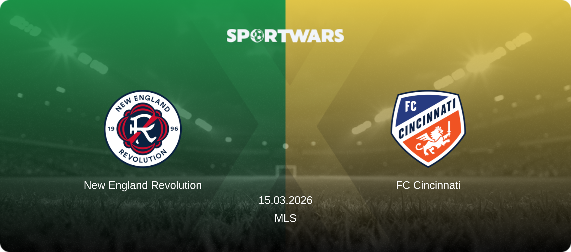 New England Revolution — FC Cincinnati, 15.03.2026 — MLS (match preview)