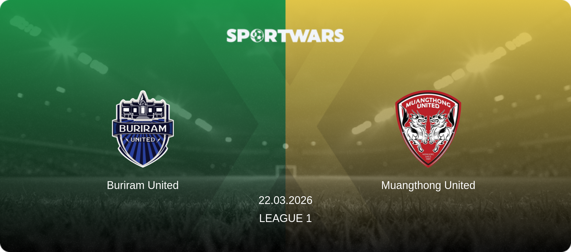 Buriram United — Muangthong United, 22.03.2026 — League 1 (match preview)