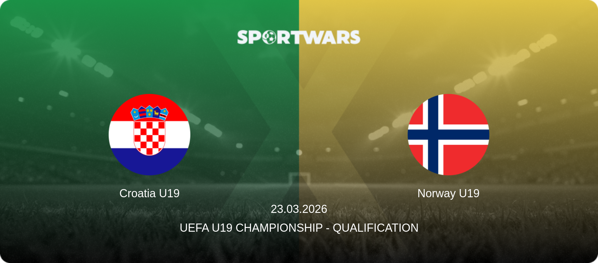 Croatia U19 — Norway U19, 23.03.2026 — UEFA U19 Championship - Qualification (match preview)