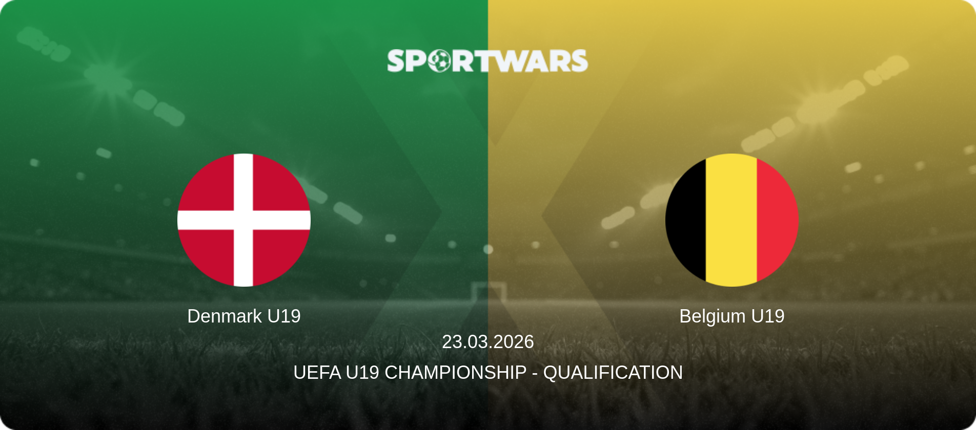 Denmark U19 — Belgium U19, 23.03.2026 — UEFA U19 Championship - Qualification (match preview)
