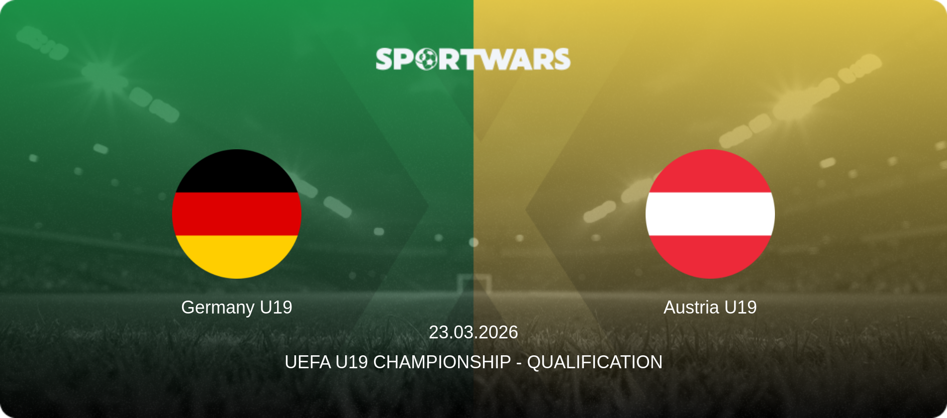 Germany U19 — Austria U19, 23.03.2026 — UEFA U19 Championship - Qualification (match preview)