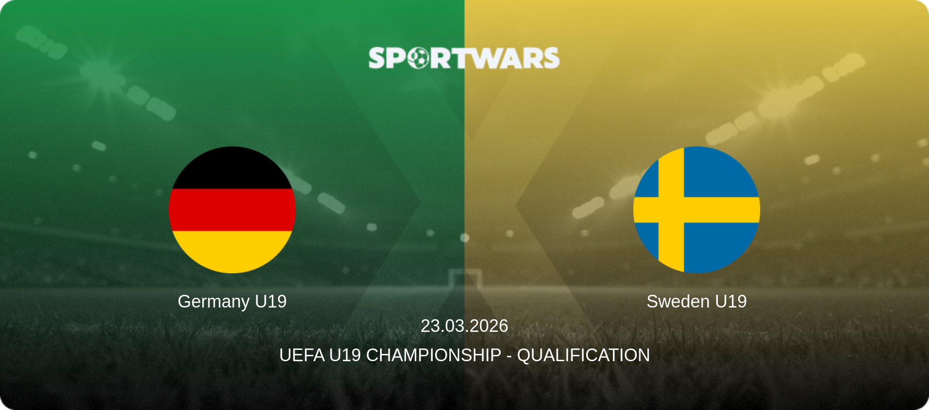 Germany U19 — Sweden U19, 23.03.2026 — UEFA U19 Championship - Qualification (match preview)
