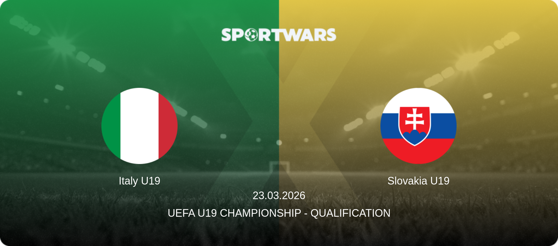 Italy U19 — Slovakia U19, 23.03.2026 — UEFA U19 Championship - Qualification (match preview)