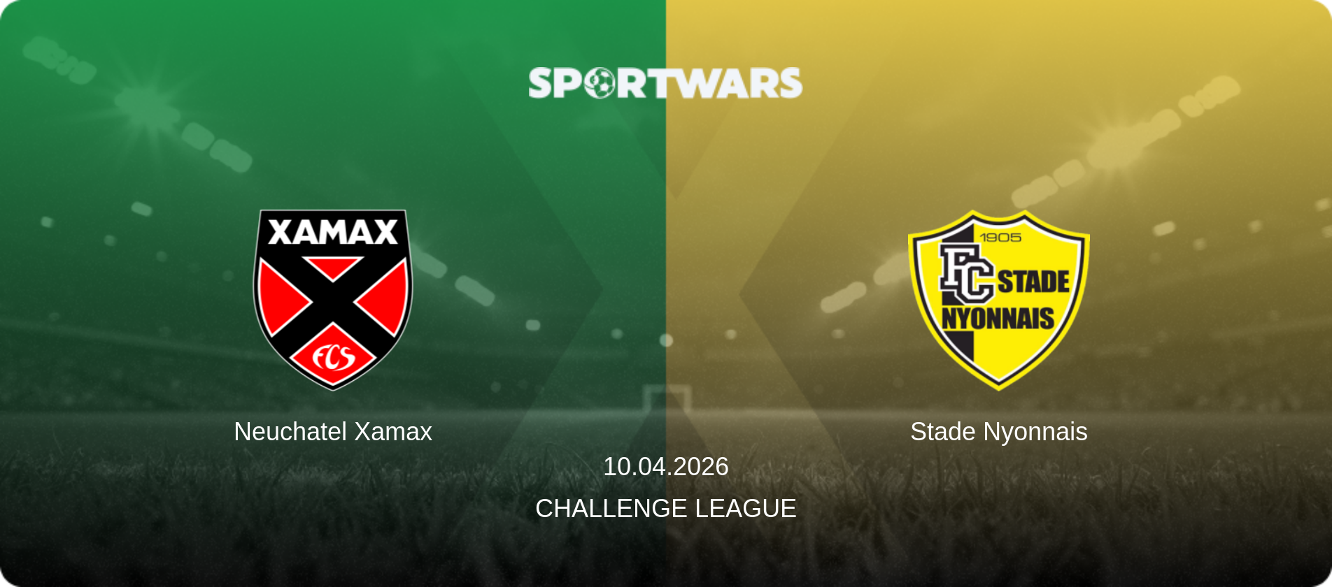 Neuchatel Xamax — Stade Nyonnais, 10.04.2026 — Challenge League (match preview)