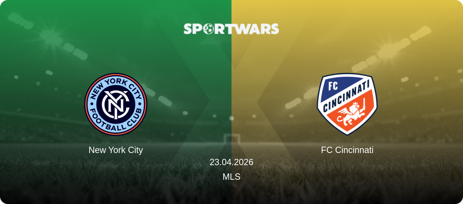 New York City — FC Cincinnati, 23.04.2026 — MLS (match preview)