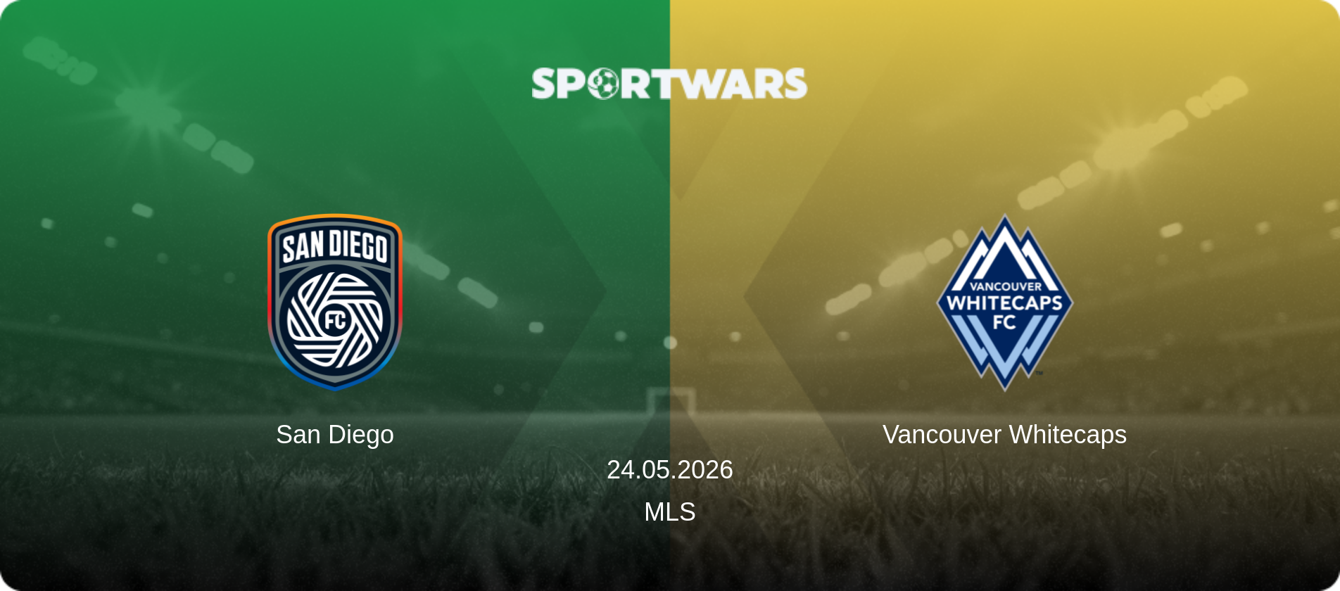 San Diego — Vancouver Whitecaps, 24.05.2026 — MLS (match preview)