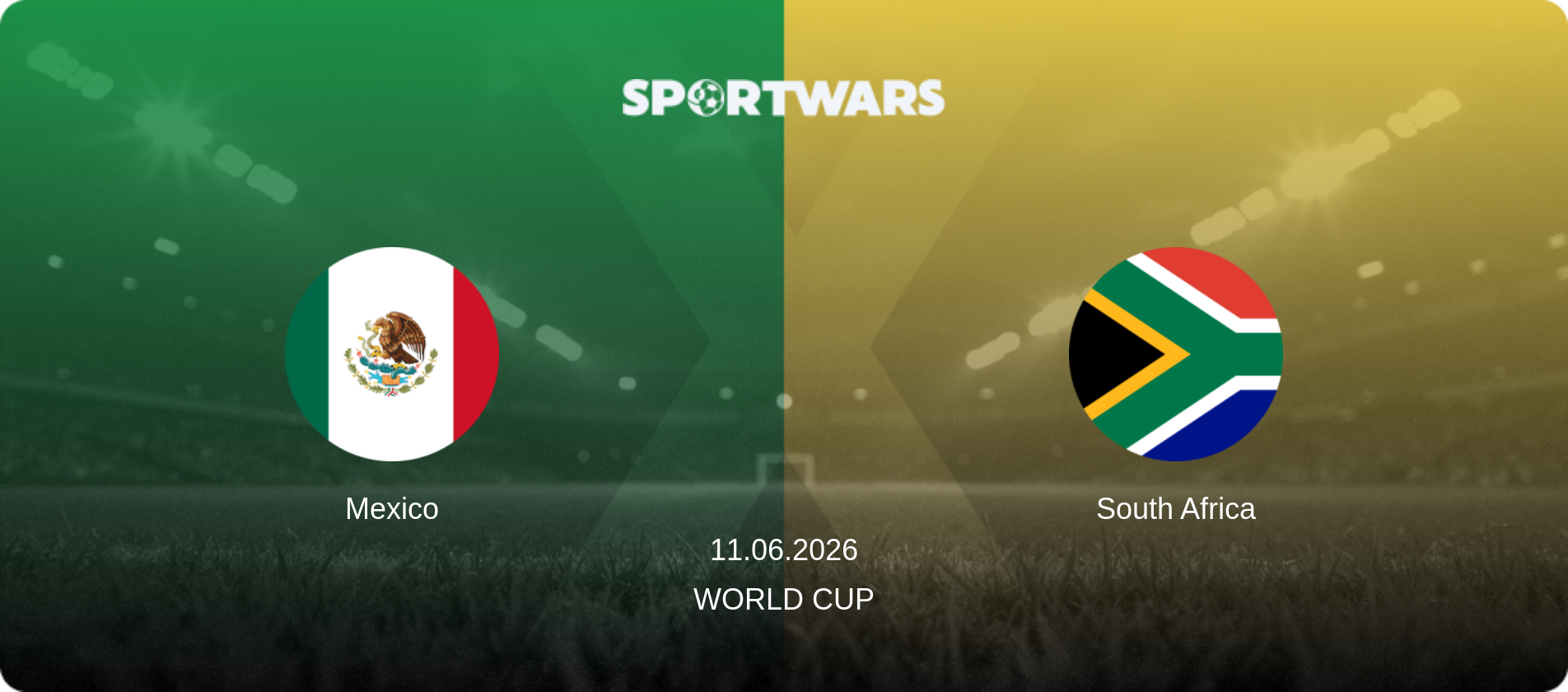 Mexico — South Africa, 11.06.2026 — World Cup (match preview)