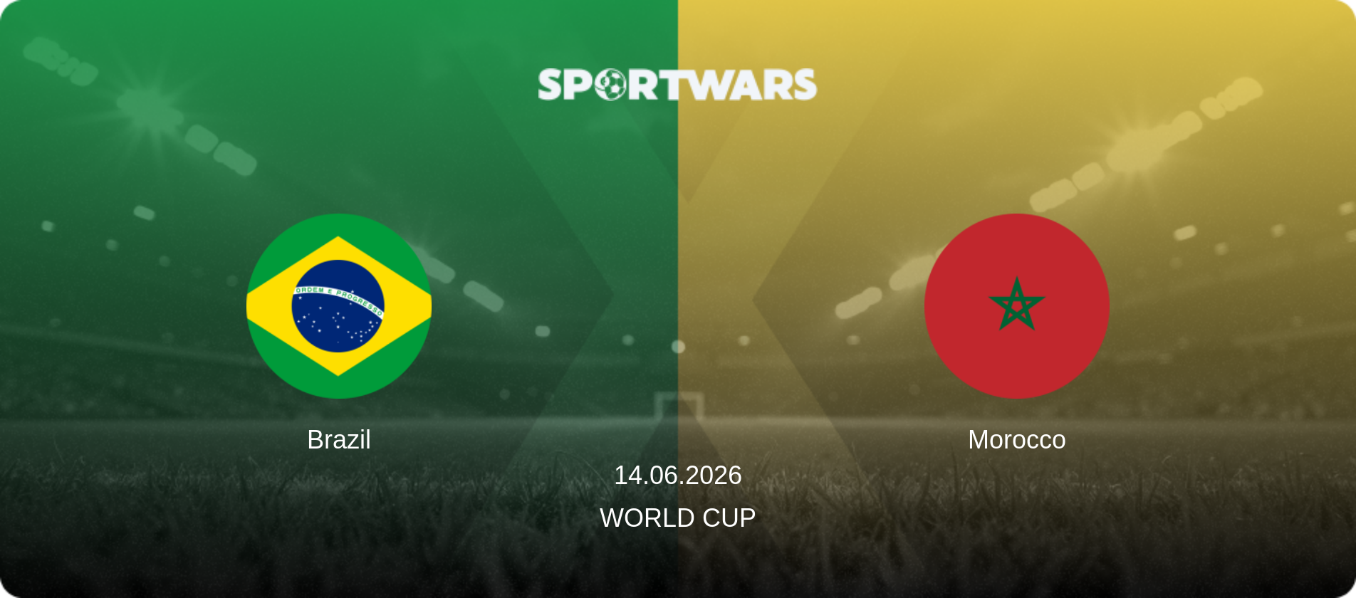 Brazil — Morocco, 14.06.2026 — World Cup (match preview)