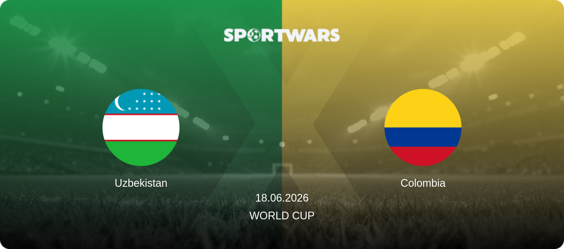 Uzbekistan — Colombia, 18.06.2026 — World Cup (match preview)