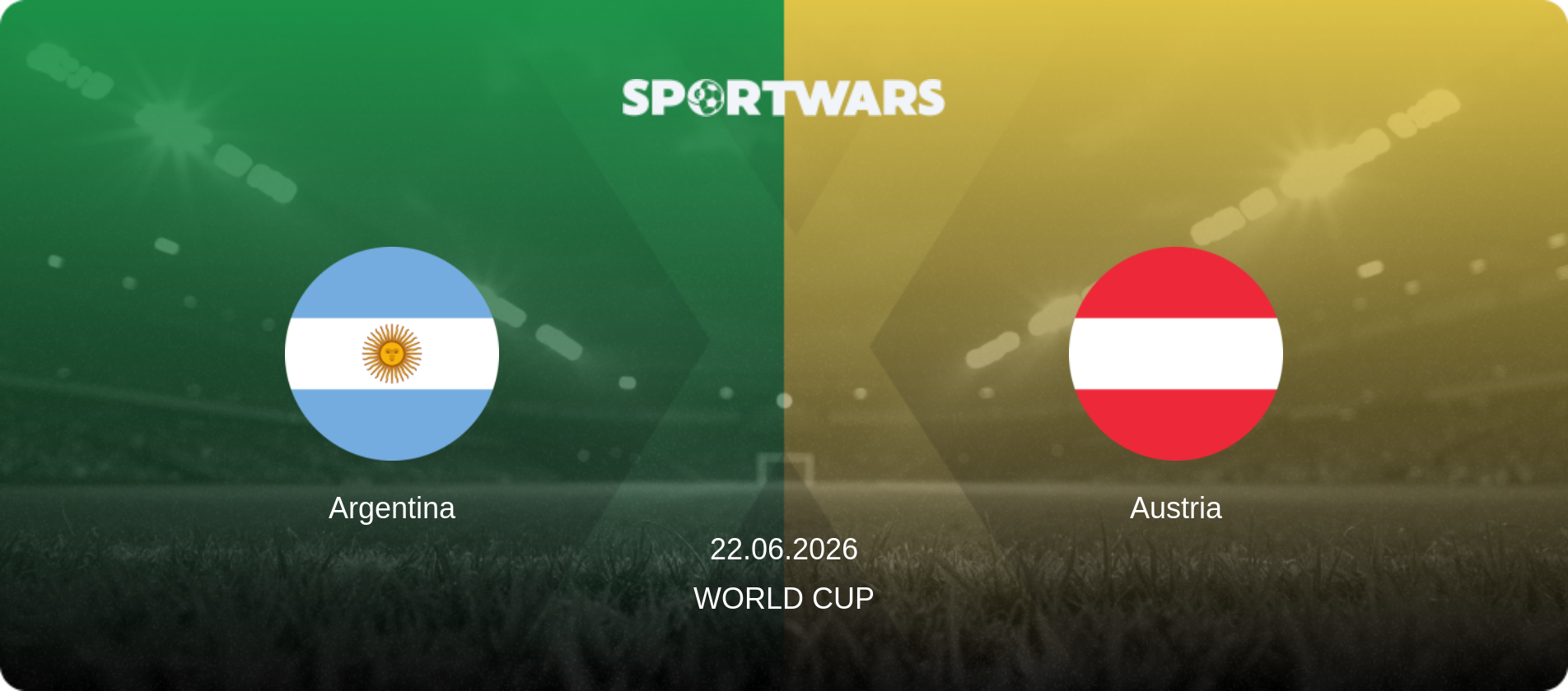 Argentina — Austria, 22.06.2026 — World Cup (match preview)
