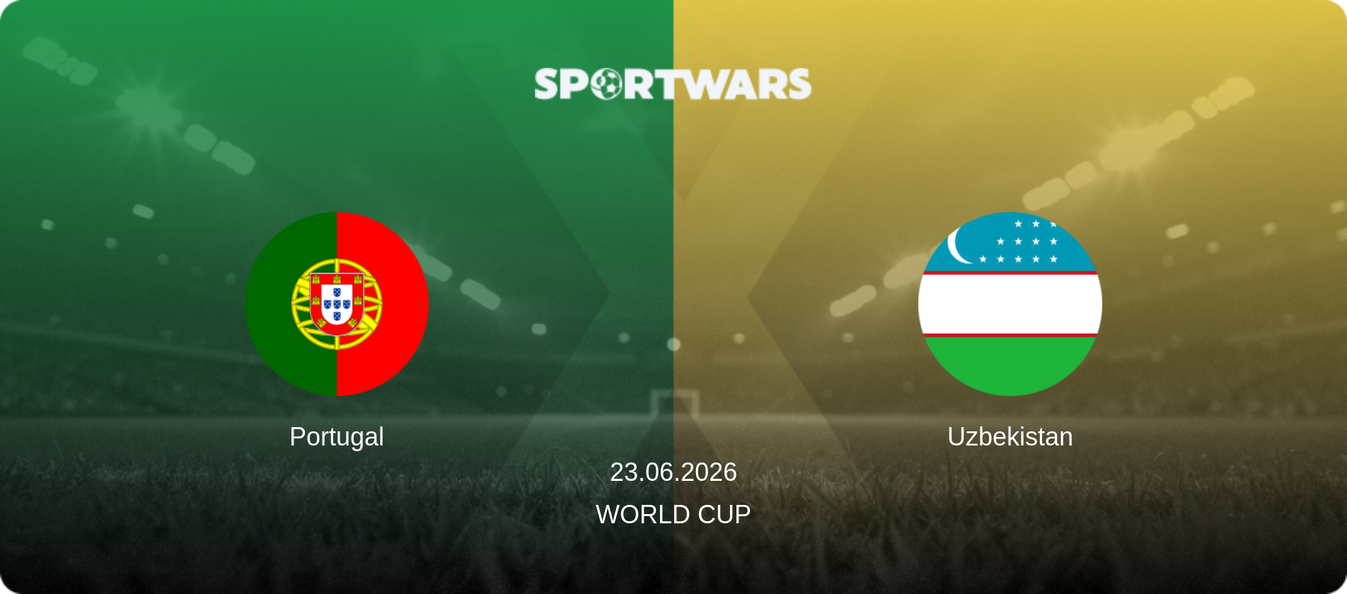 Portugal — Uzbekistan, 23.06.2026 — World Cup (match preview)