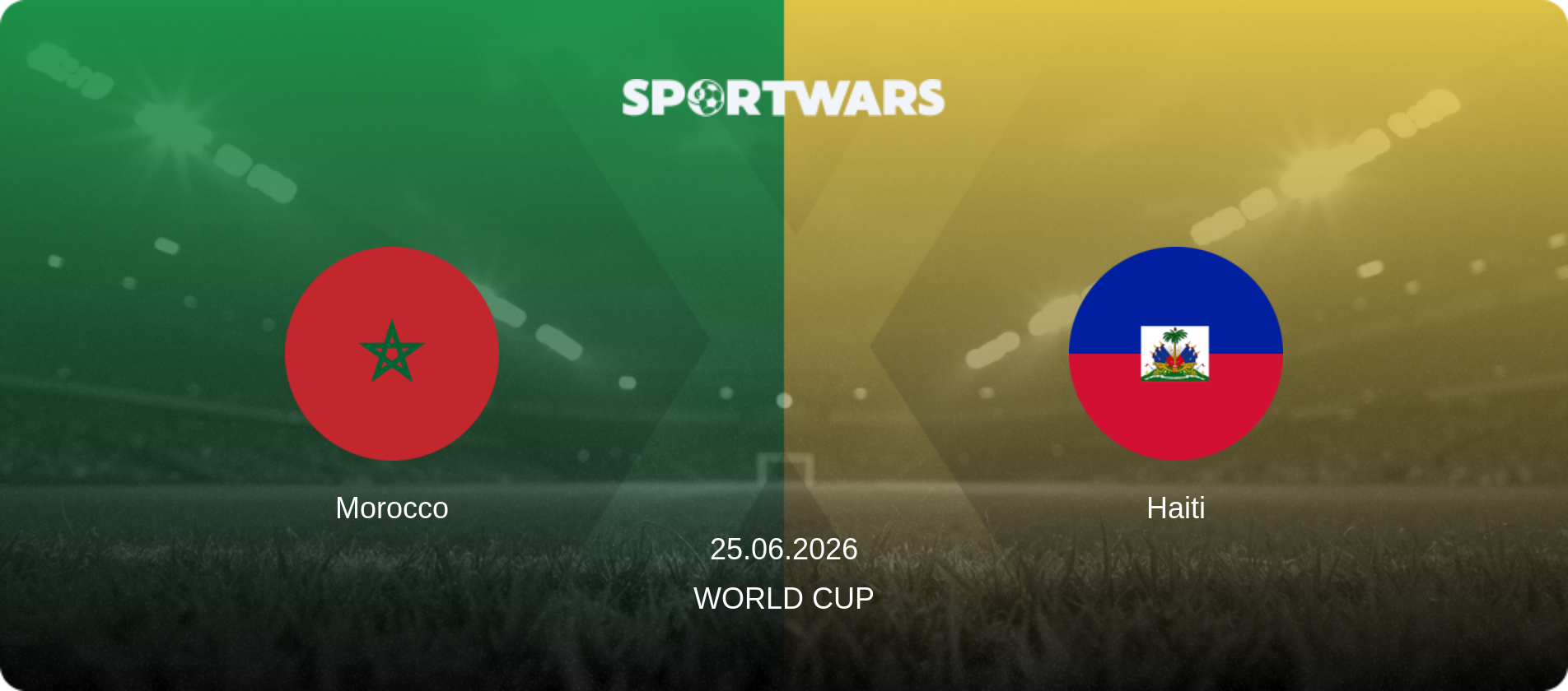 Morocco — Haiti, 25.06.2026 — World Cup (match preview)