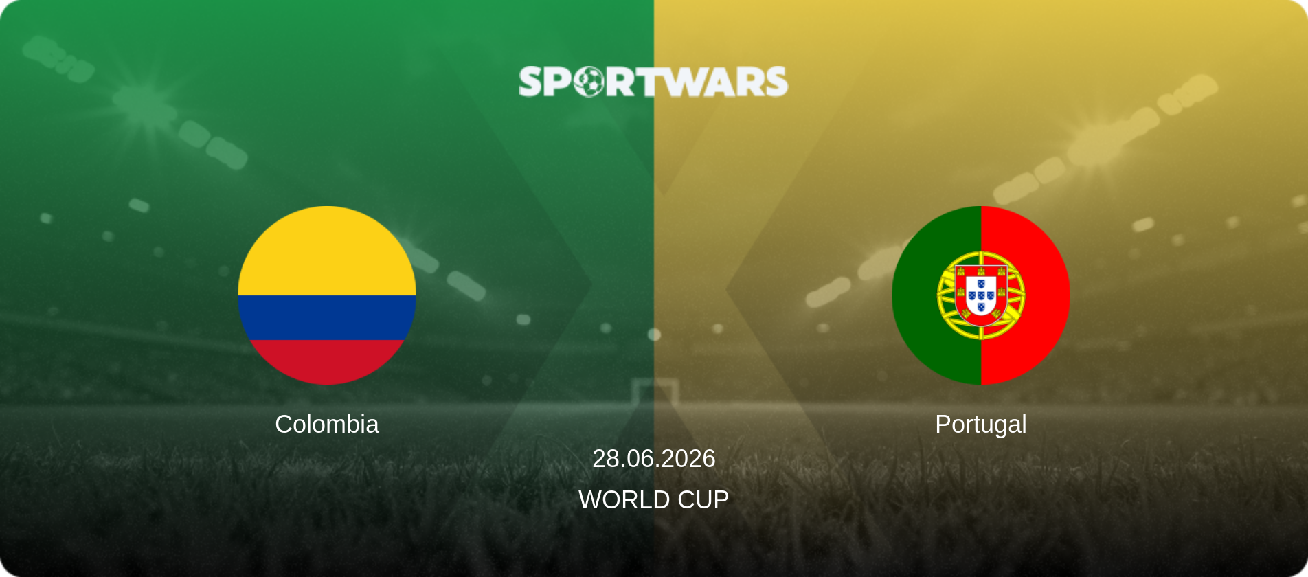 Colombia — Portugal, 28.06.2026 — World Cup (match preview)
