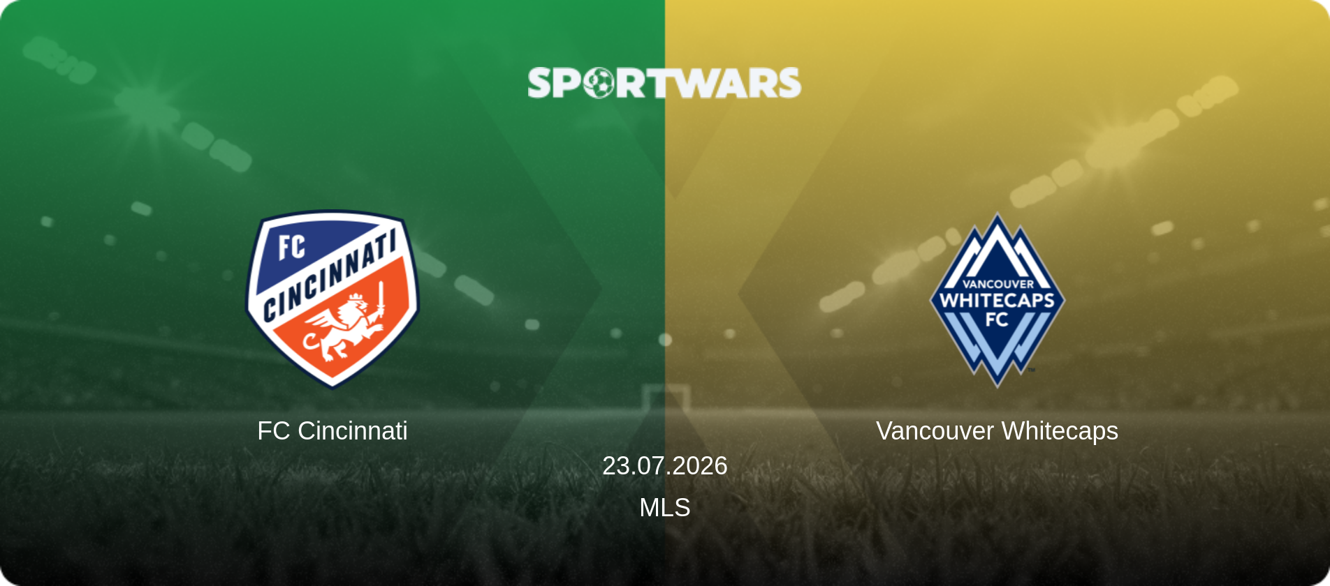 FC Cincinnati — Vancouver Whitecaps, 23.07.2026 — MLS (match preview)