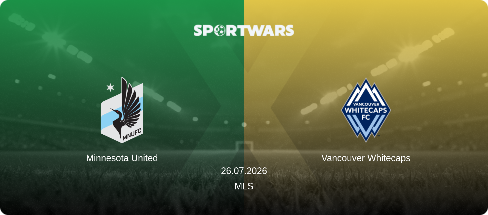 Minnesota United — Vancouver Whitecaps, 26.07.2026 — MLS (match preview)