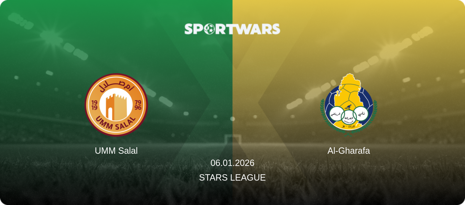 UMM Salal — Al-Gharafa, 06.01.2026 — Stars League (match preview)