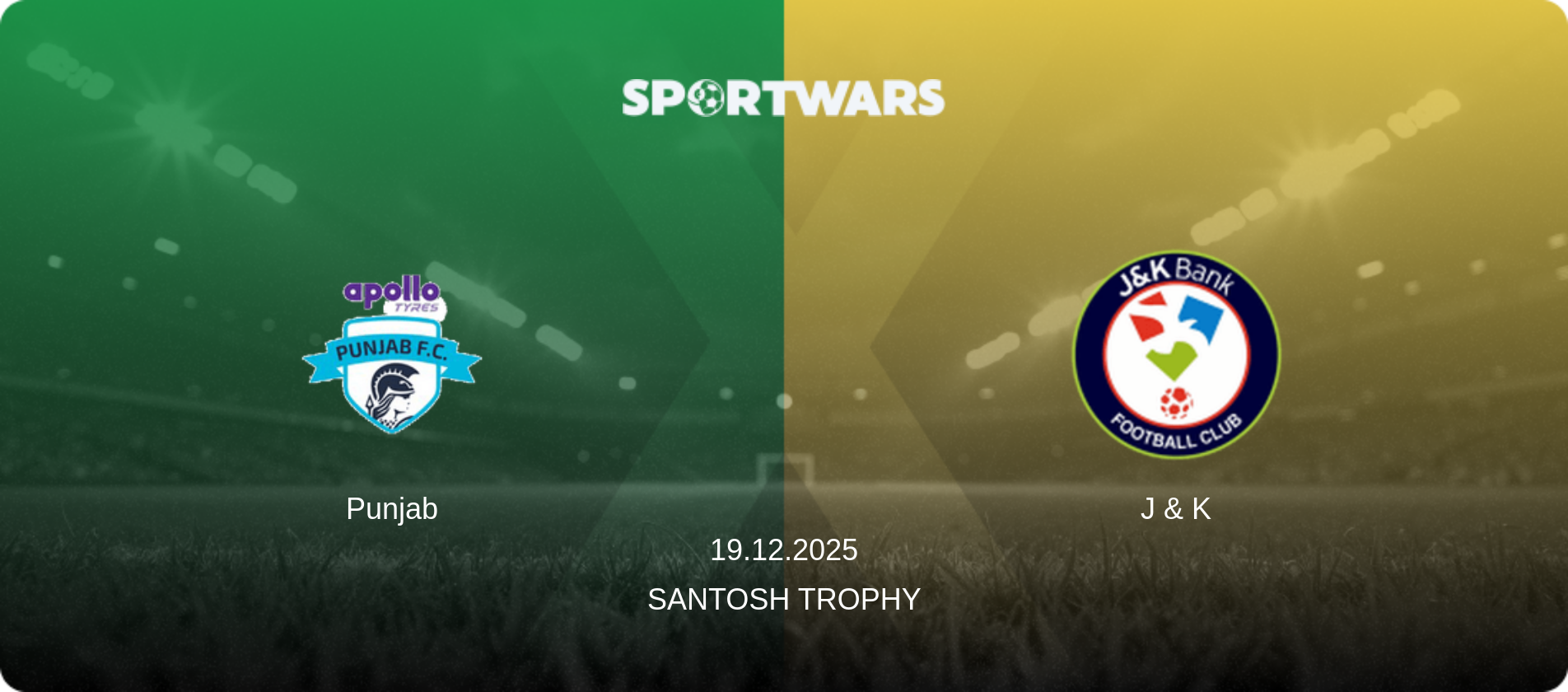 Punjab — J & K, 19.12.2025 — Santosh Trophy (match preview)