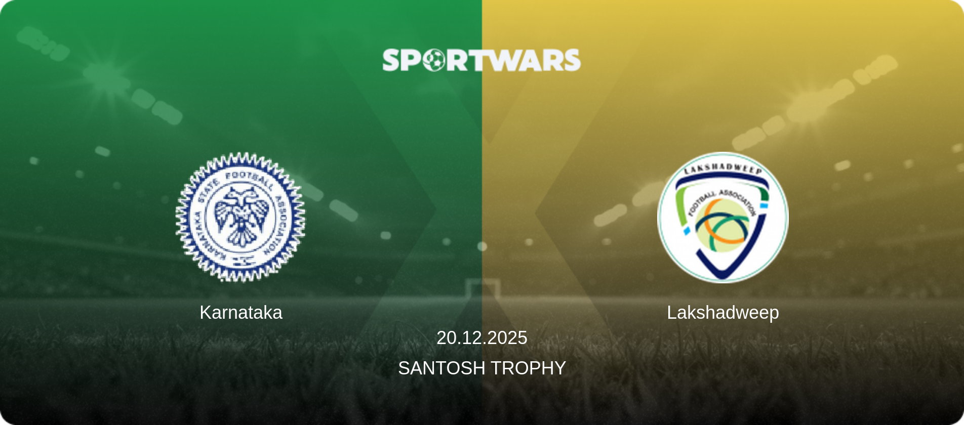 Karnataka — Lakshadweep, 20.12.2025 — Santosh Trophy (match preview)