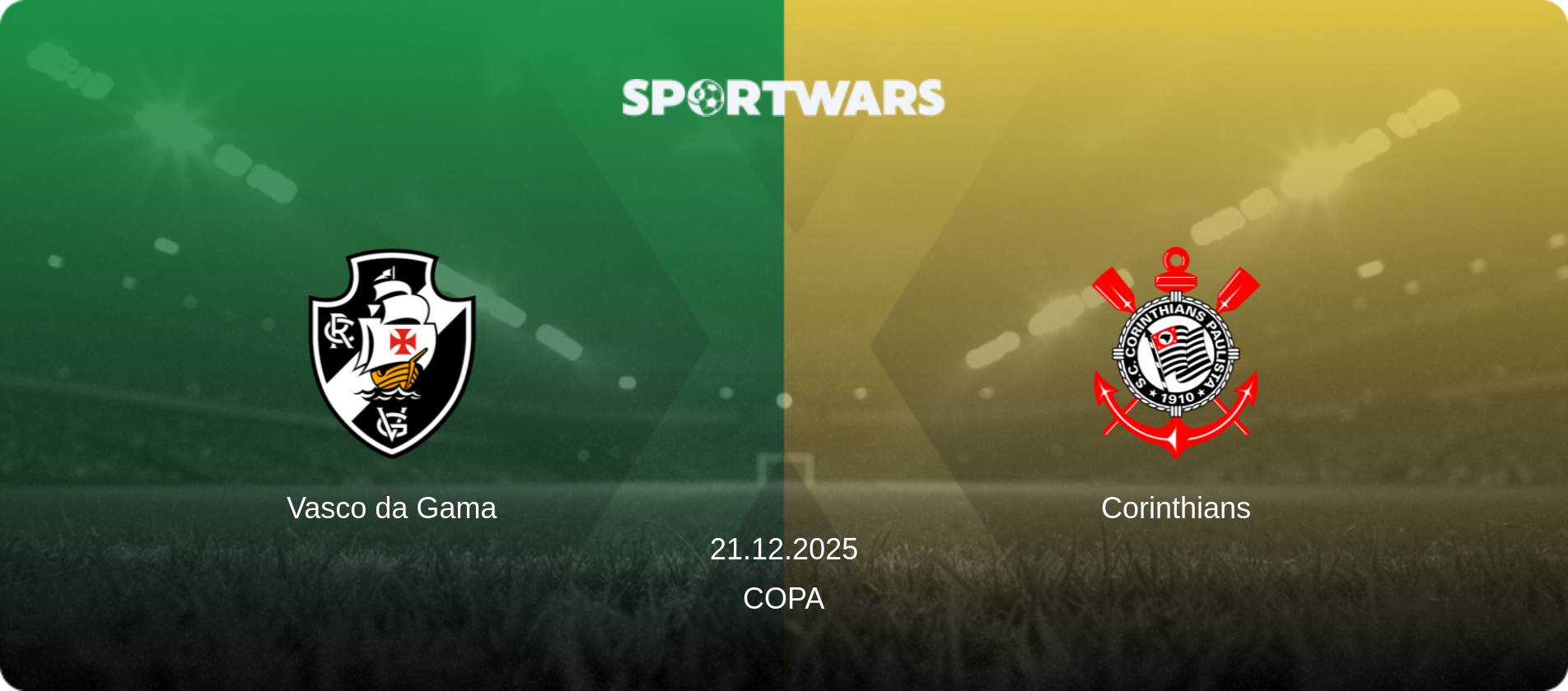 Vasco da Gama — Corinthians, 21.12.2025 — Copa (match preview)