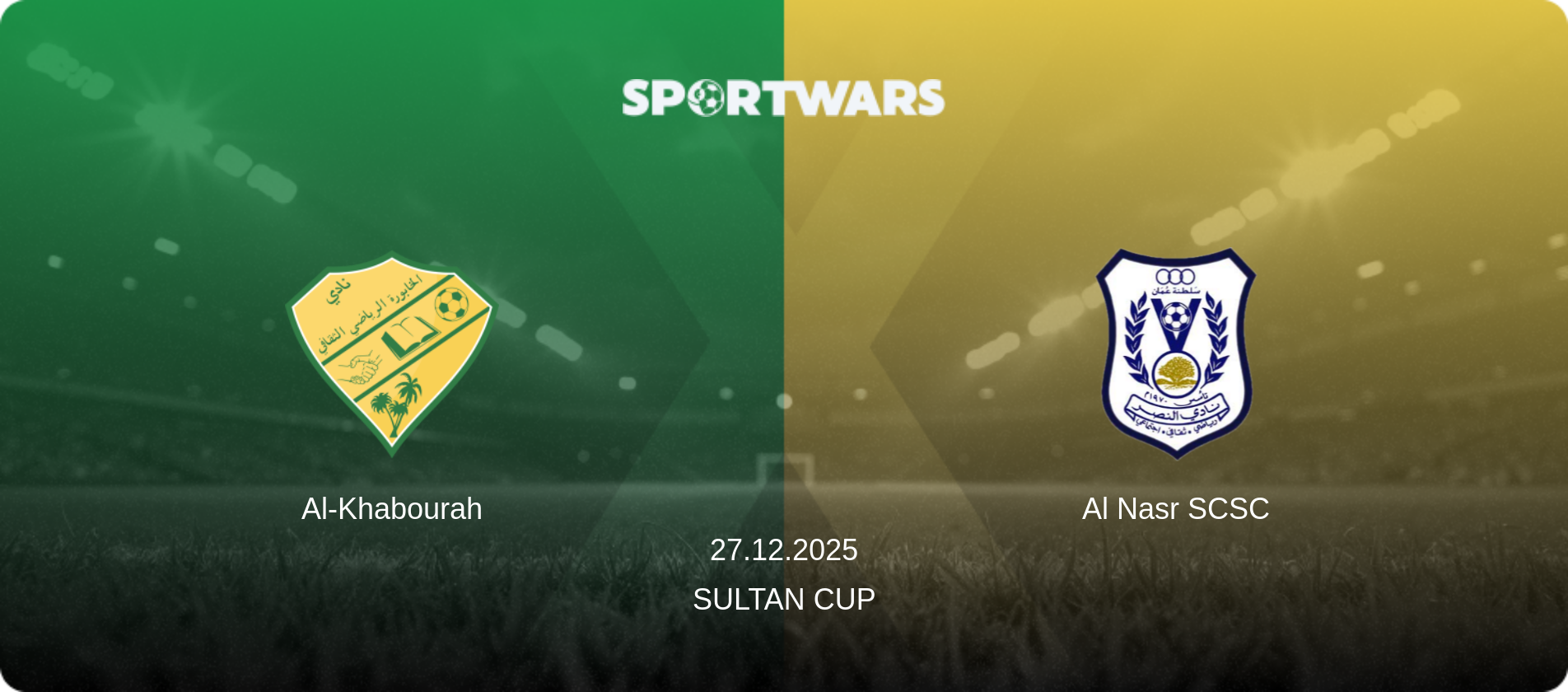 Al-Khabourah — Al Nasr SCSC, 27.12.2025 — Sultan Cup (match preview)