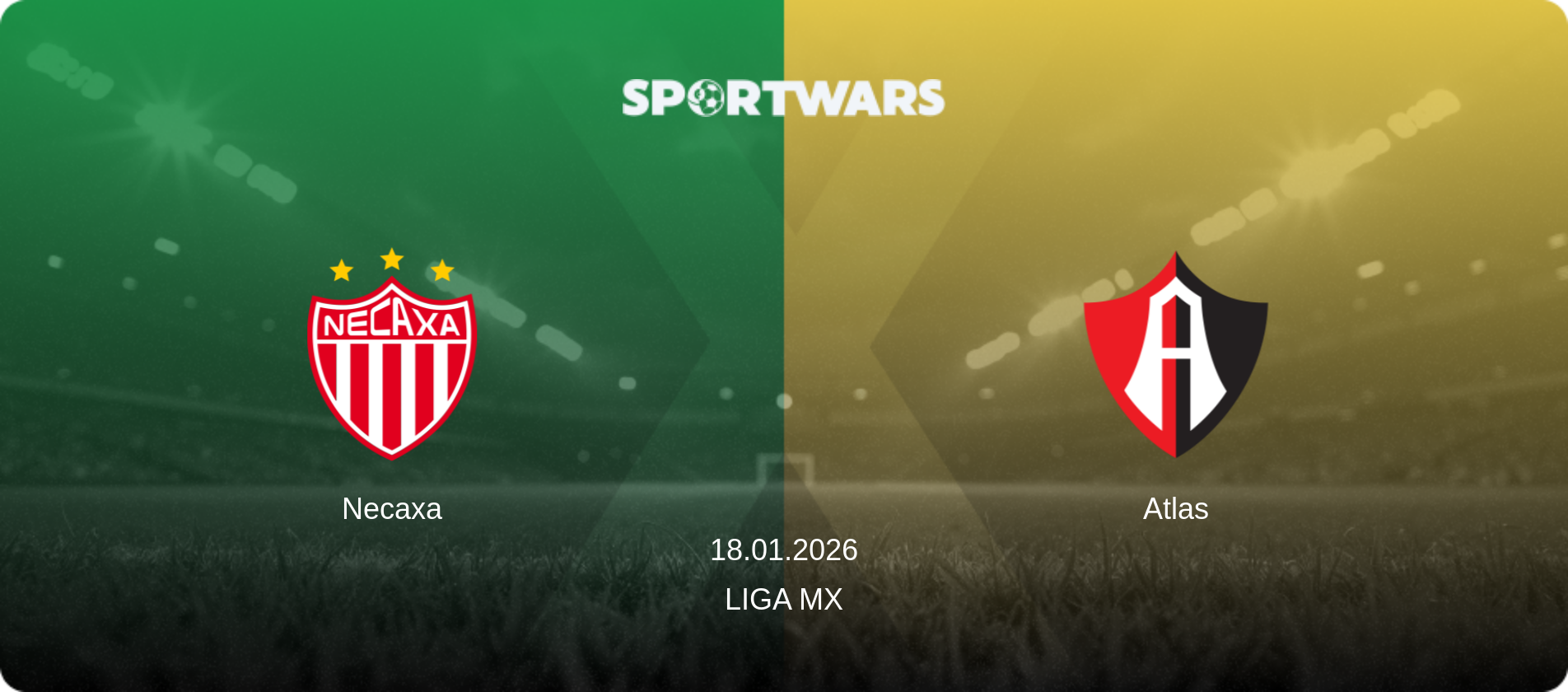 Necaxa — Atlas, 18.01.2026 — Liga MX (match preview)