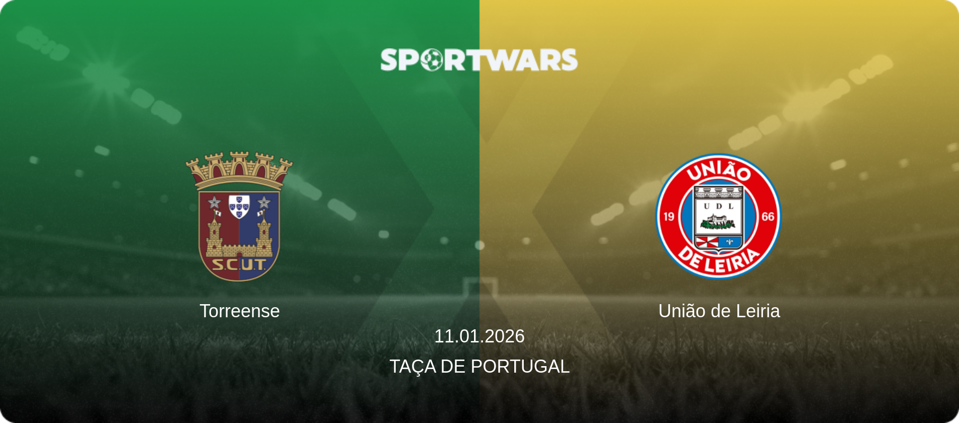Torreense — União de Leiria, 11.01.2026 — Taça de Portugal (match preview)