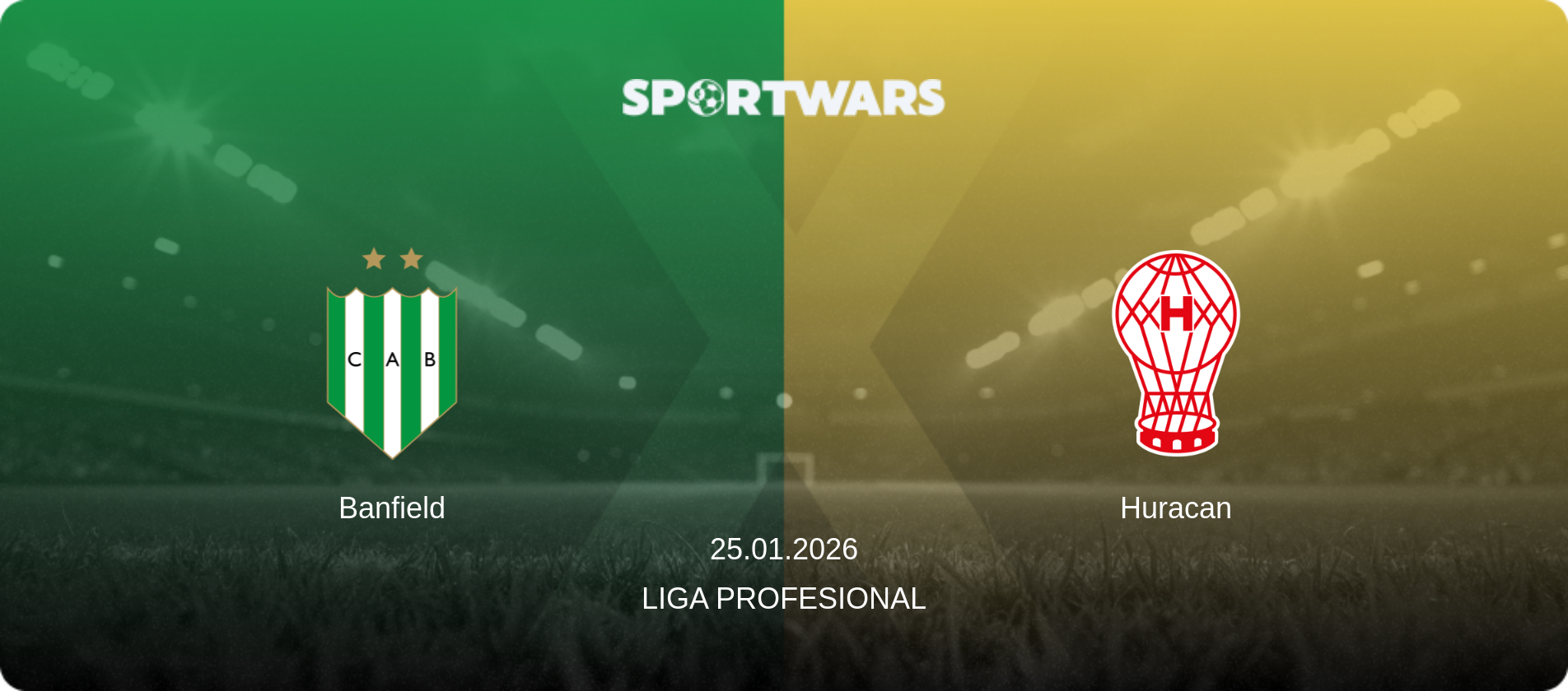 Banfield — Huracan, 25.01.2026 — Liga Profesional (match preview)