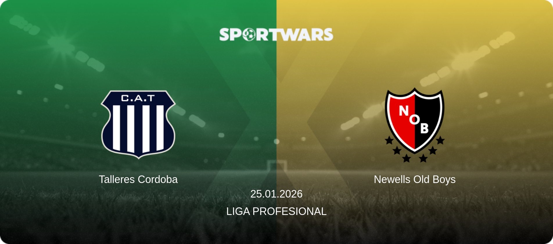 Talleres Cordoba — Newells Old Boys, 25.01.2026 — Liga Profesional (match preview)