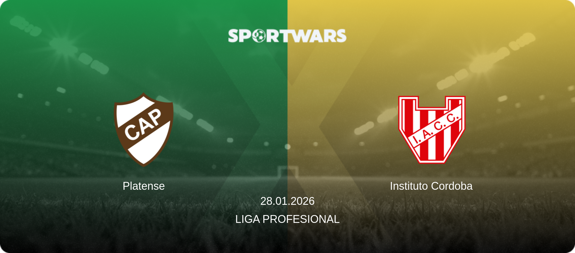Platense — Instituto Cordoba, 28.01.2026 — Liga Profesional (match preview)