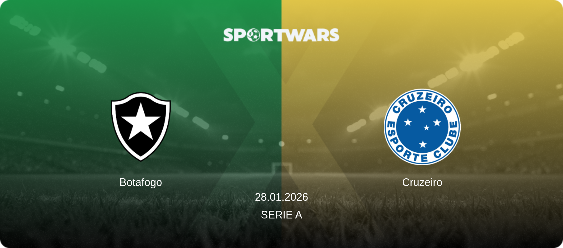Botafogo — Cruzeiro, 28.01.2026 — Serie A (match preview)