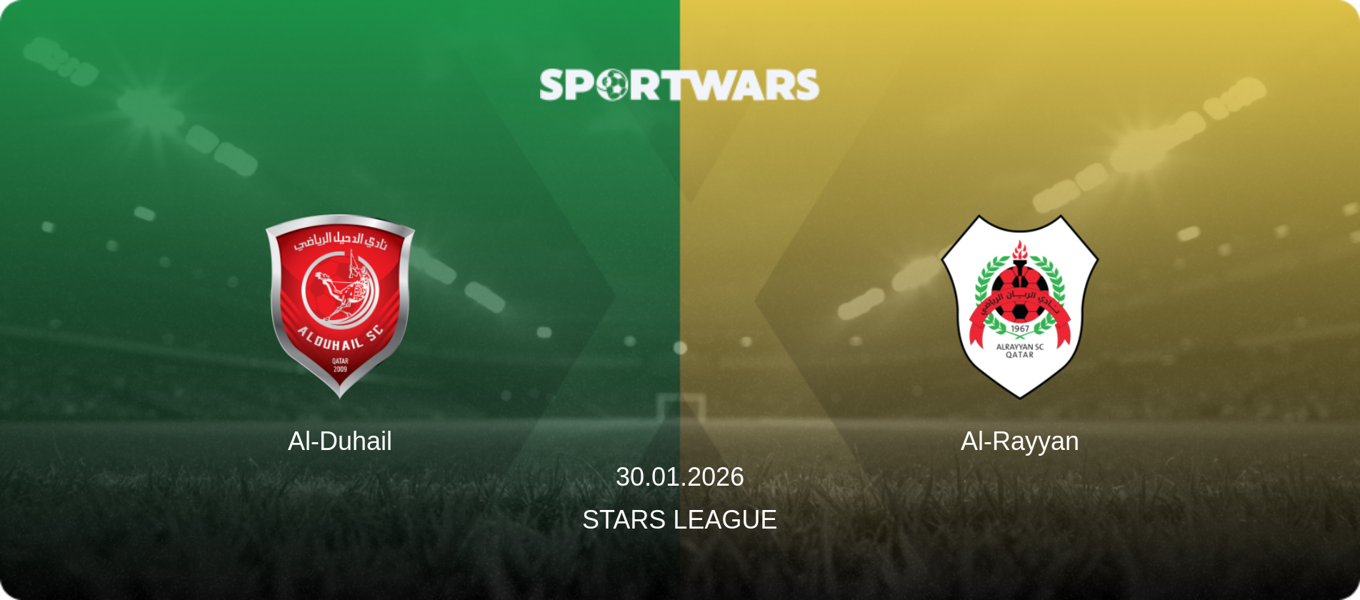 Al-Duhail — Al-Rayyan, 30.01.2026 — Stars League (match preview)