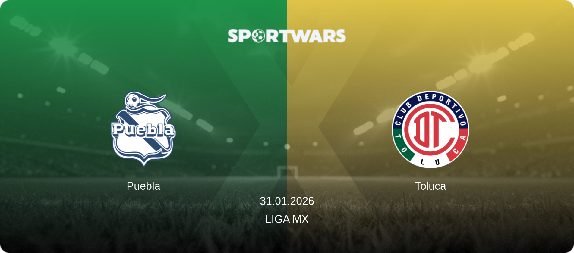 Puebla — Toluca, 31.01.2026 — Liga MX (match preview)