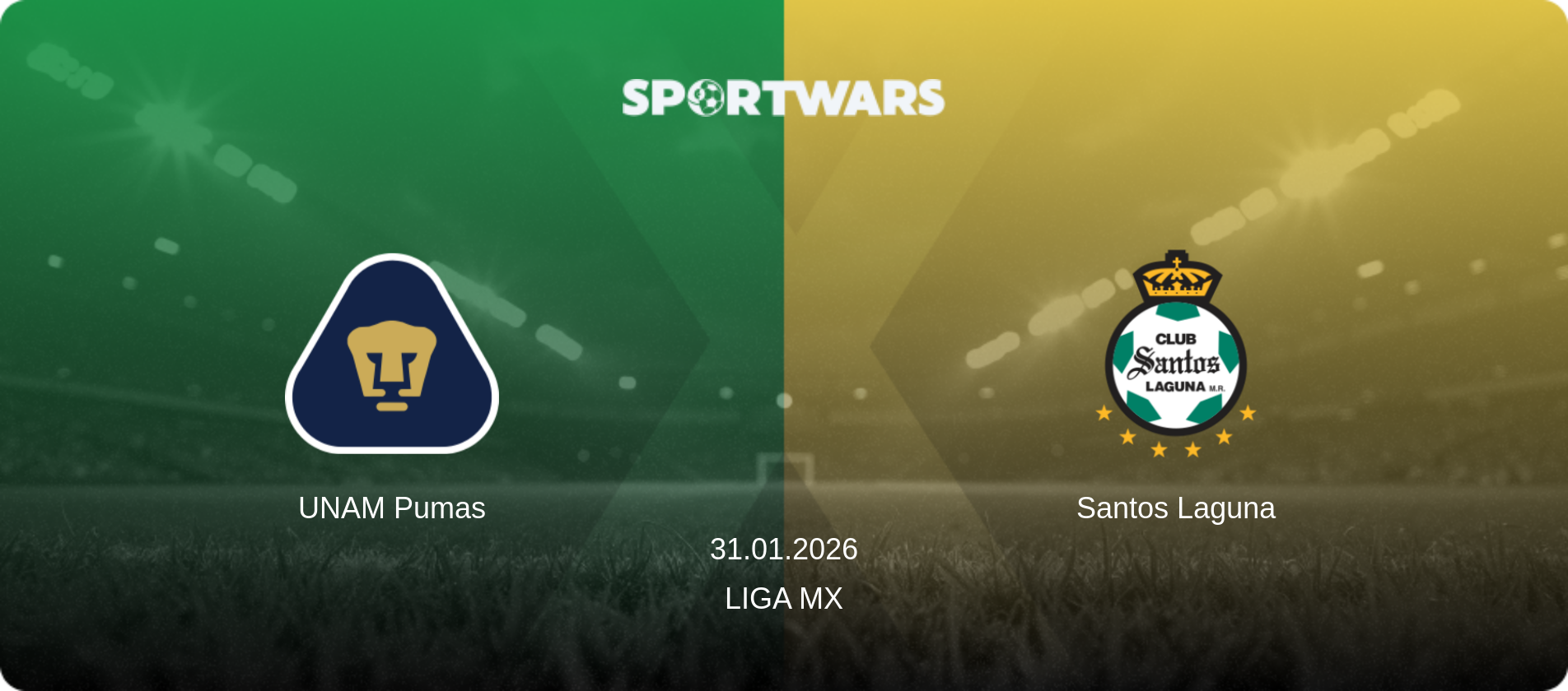 UNAM Pumas — Santos Laguna, 31.01.2026 — Liga MX (match preview)