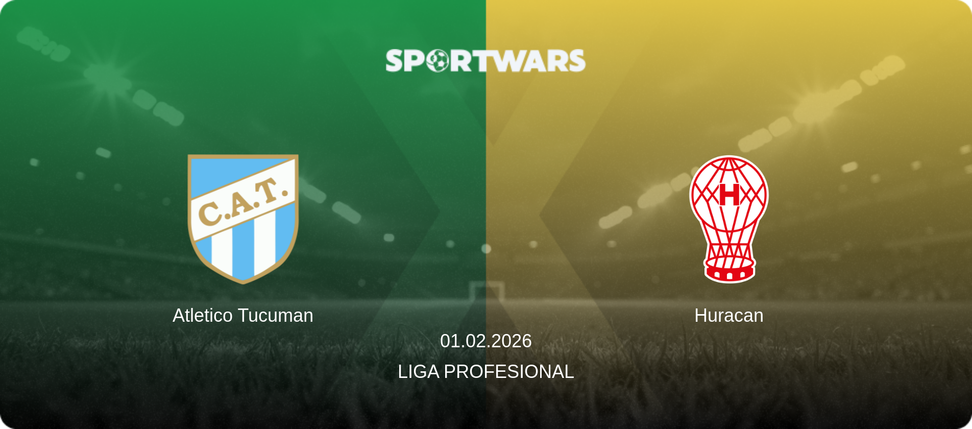 Atletico Tucuman — Huracan, 01.02.2026 — Liga Profesional (match preview)
