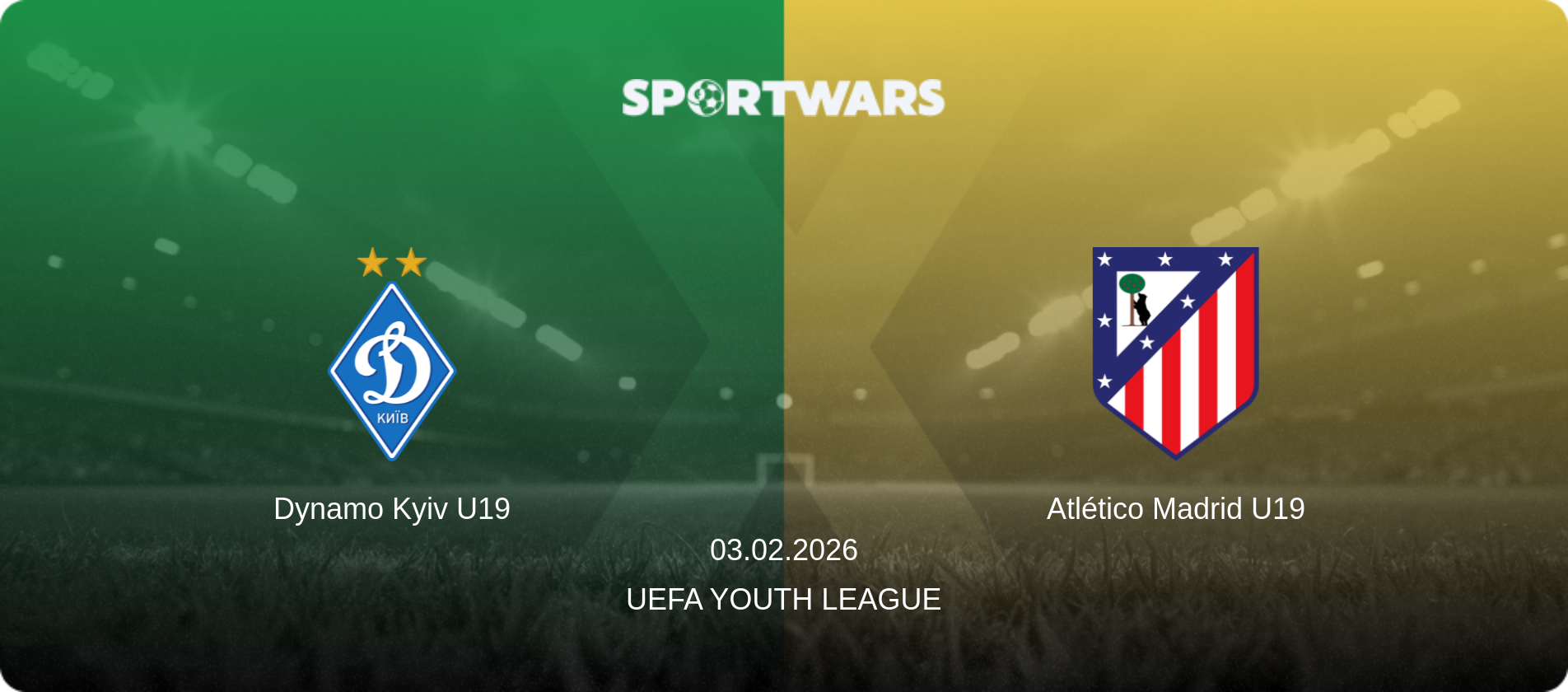 Dynamo Kyiv U19 — Atlético Madrid U19, 03.02.2026 — UEFA Youth League (match preview)