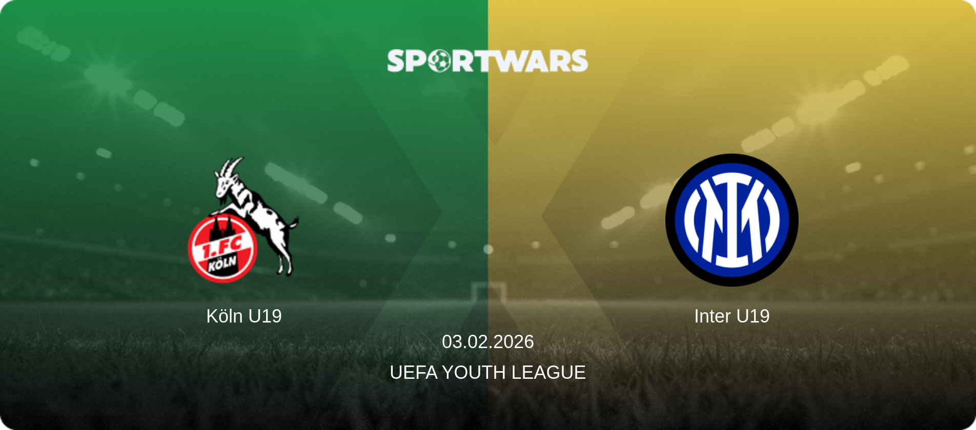 Köln U19 — Inter U19, 03.02.2026 — UEFA Youth League (match preview)