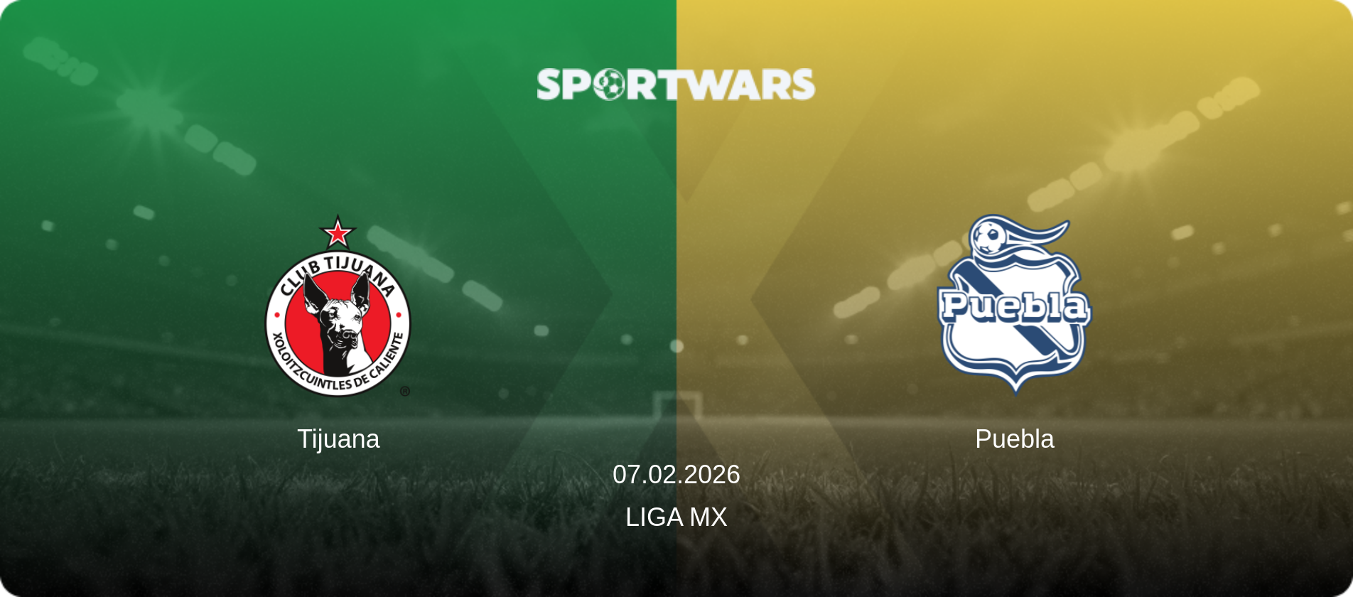 Tijuana — Puebla, 07.02.2026 — Liga MX (match preview)