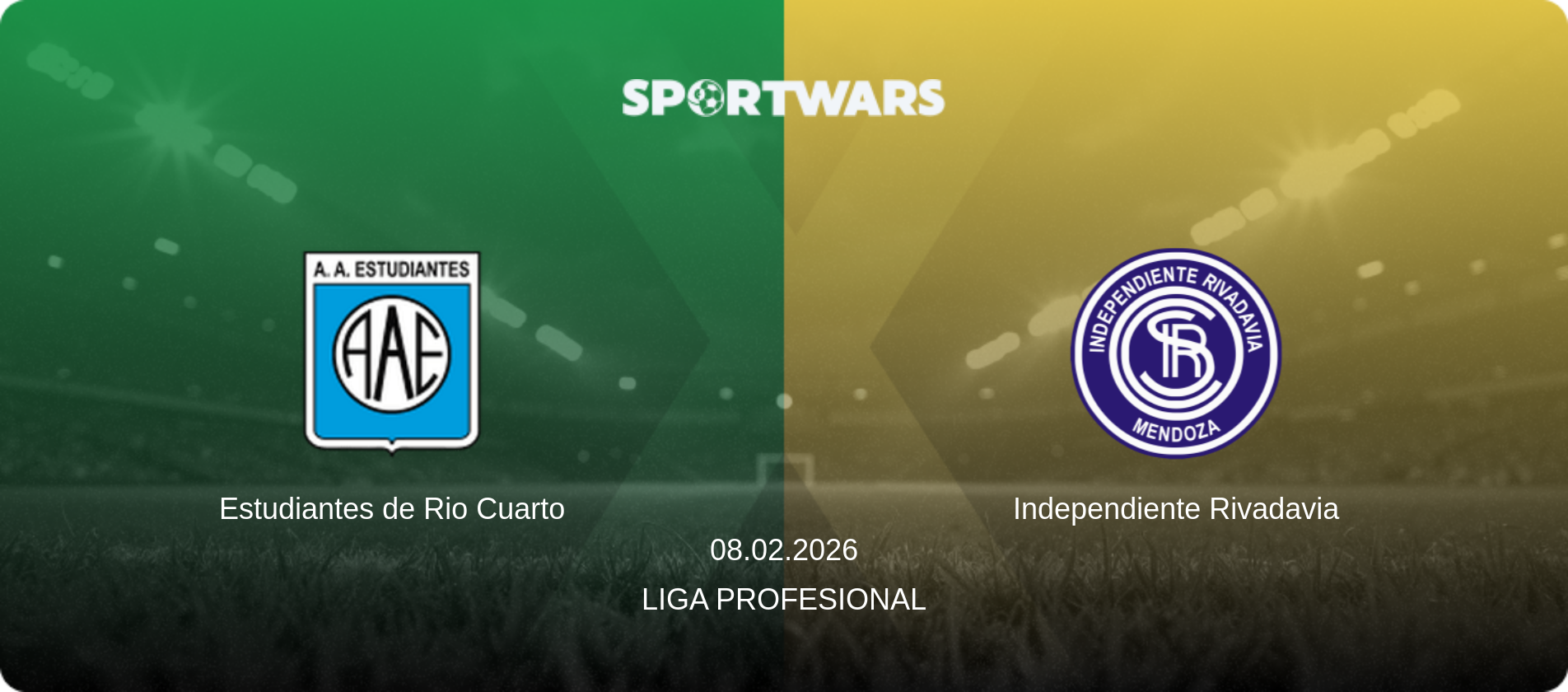 Estudiantes de Rio Cuarto — Independiente Rivadavia, 08.02.2026 — Liga Profesional (match preview)