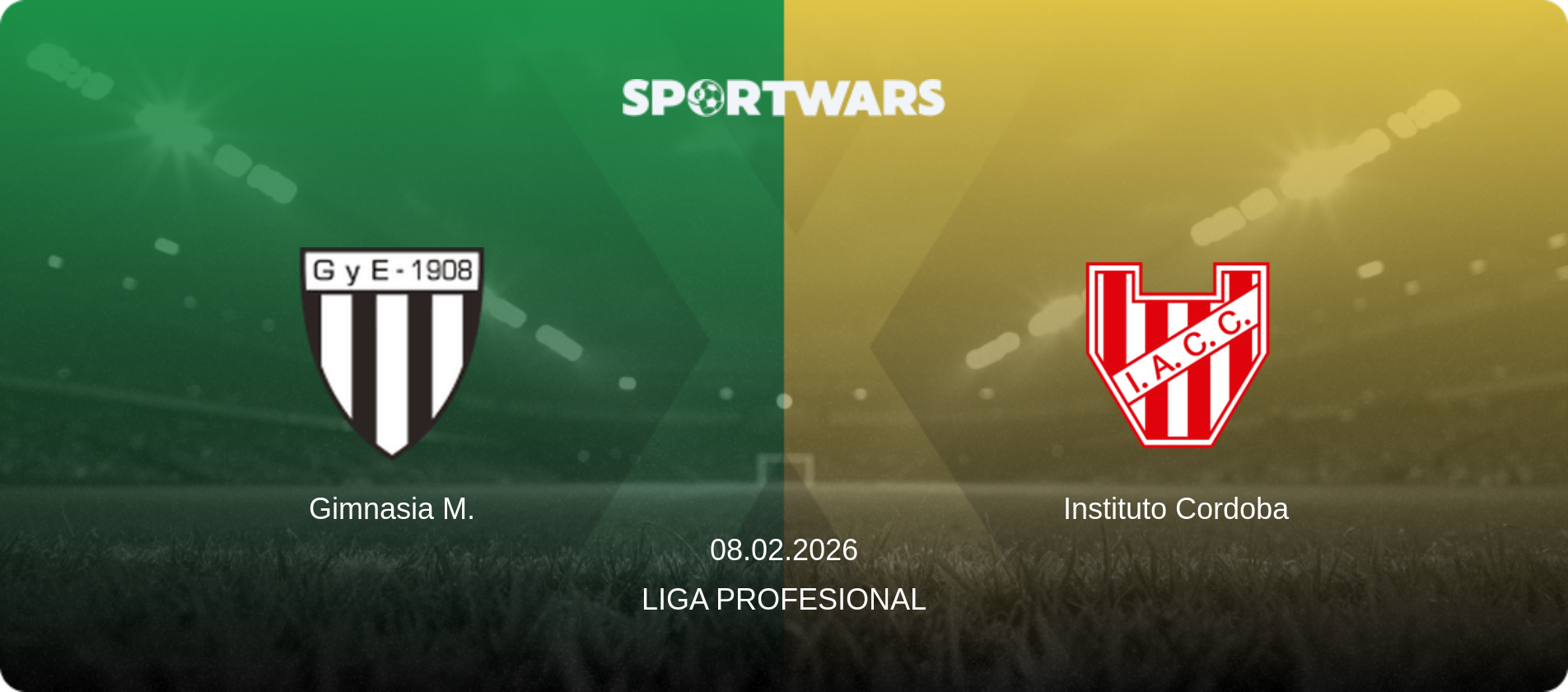 Gimnasia M. — Instituto Cordoba, 08.02.2026 — Liga Profesional (match preview)