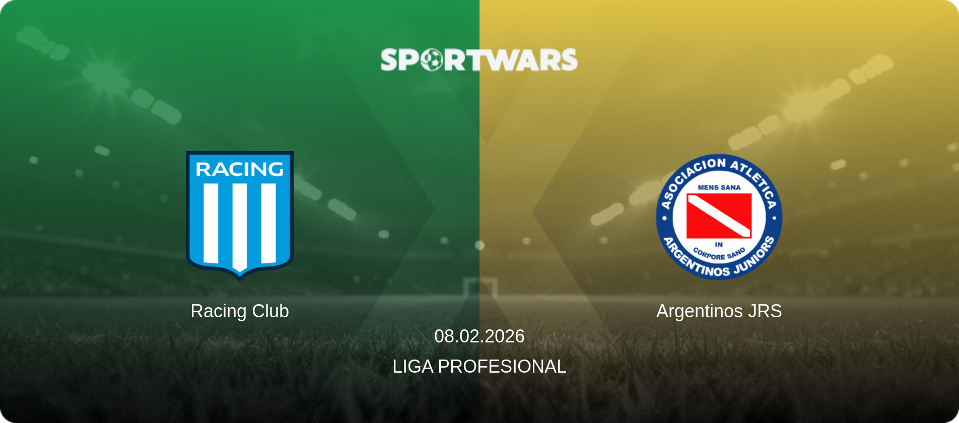 Racing Club — Argentinos JRS, 08.02.2026 — Liga Profesional (match preview)