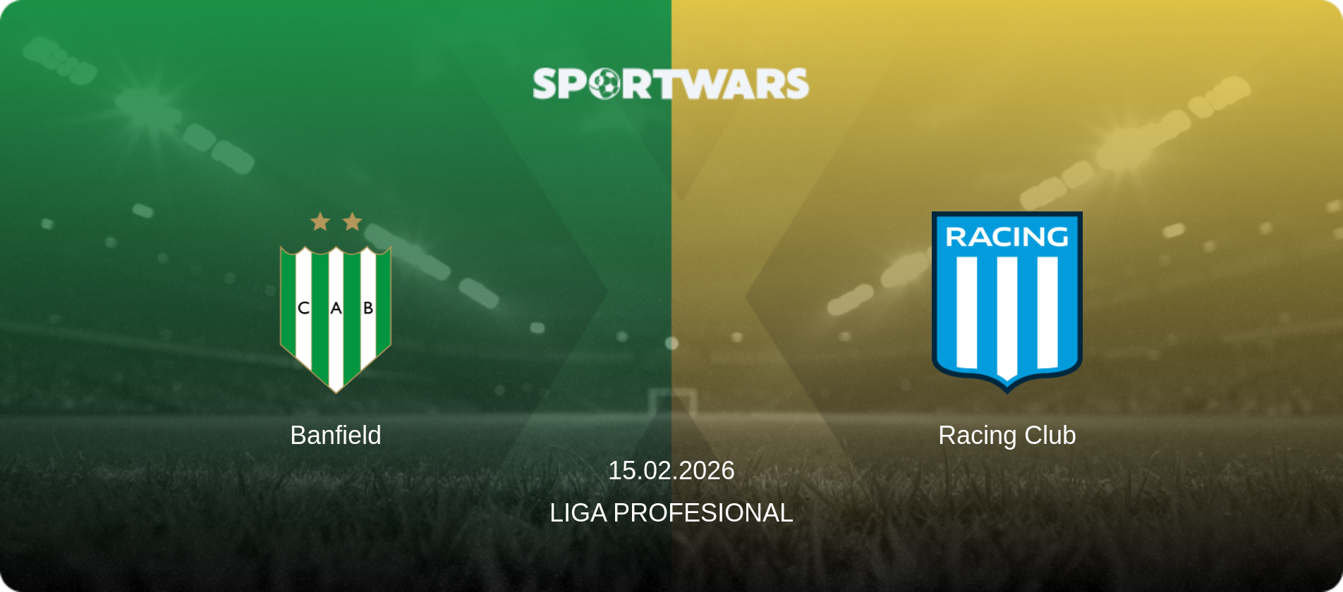 Banfield — Racing Club, 15.02.2026 — Liga Profesional (match preview)
