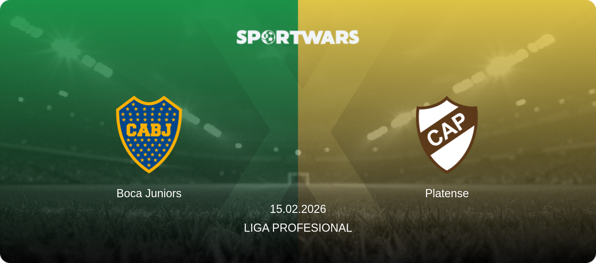 Boca Juniors — Platense, 15.02.2026 — Liga Profesional (match preview)