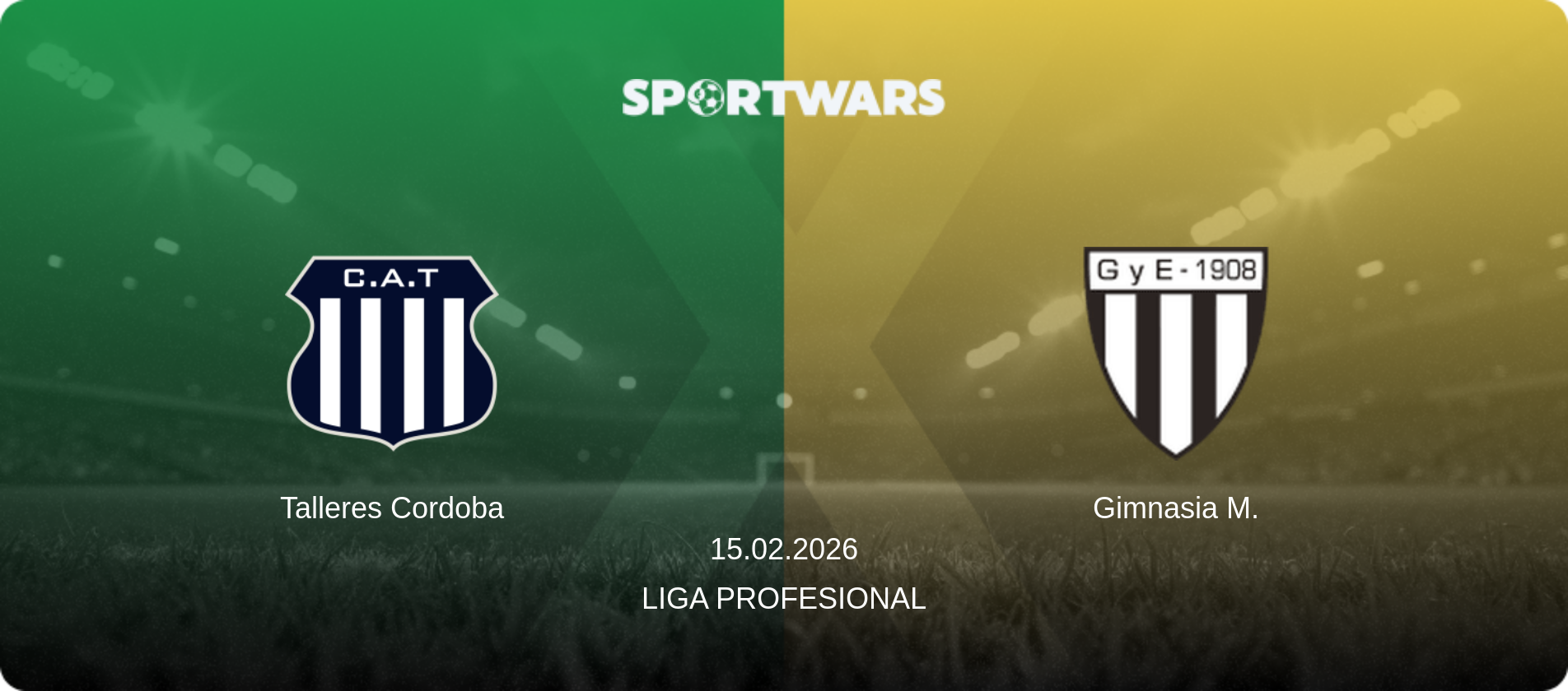 Talleres Cordoba — Gimnasia M., 15.02.2026 — Liga Profesional (match preview)