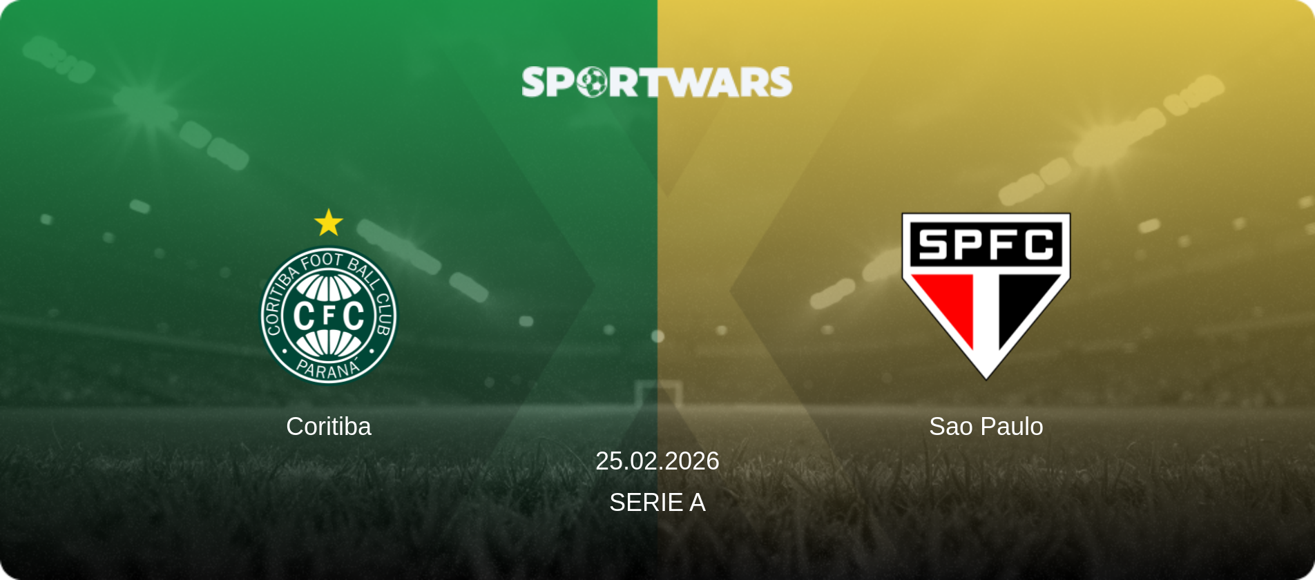 Coritiba — Sao Paulo, 25.02.2026 — Serie A (match preview)