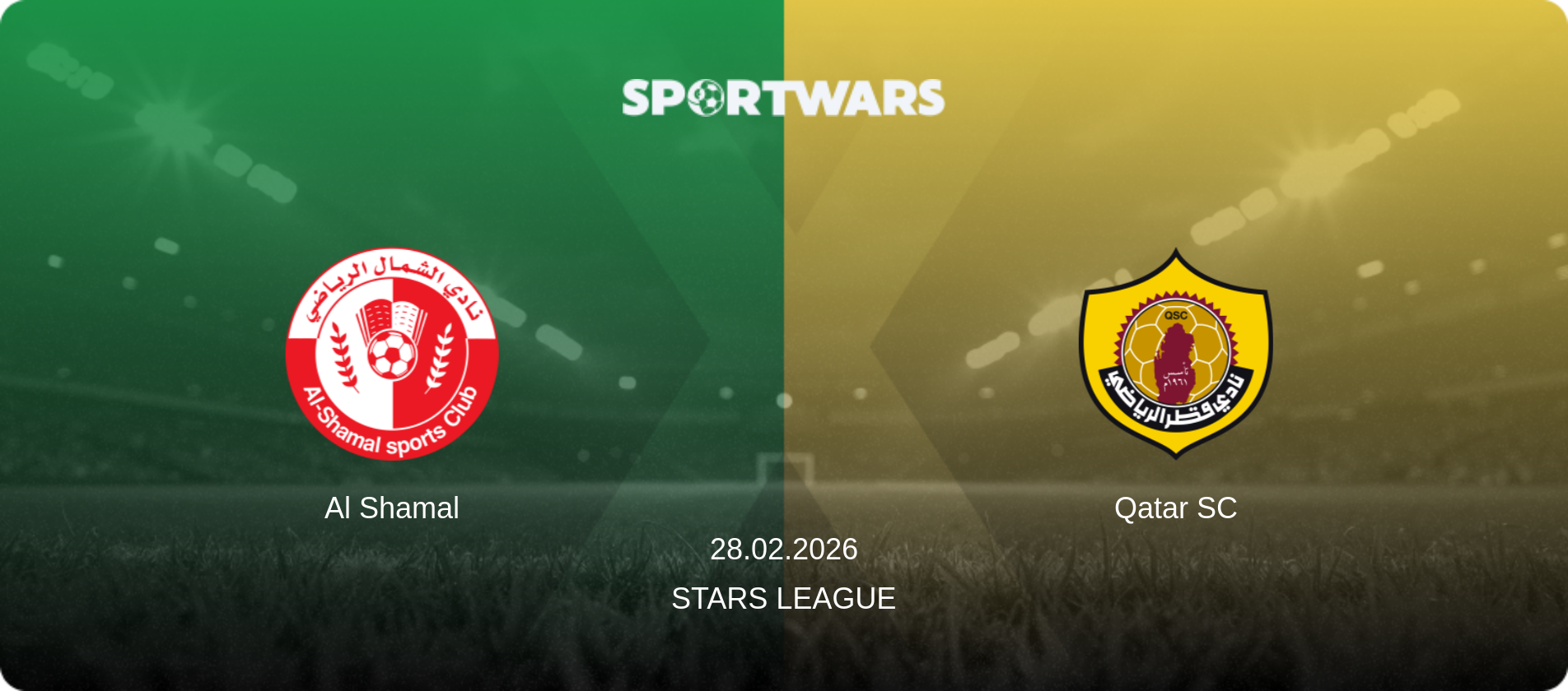 Al Shamal — Qatar SC, 28.02.2026 — Stars League (match preview)