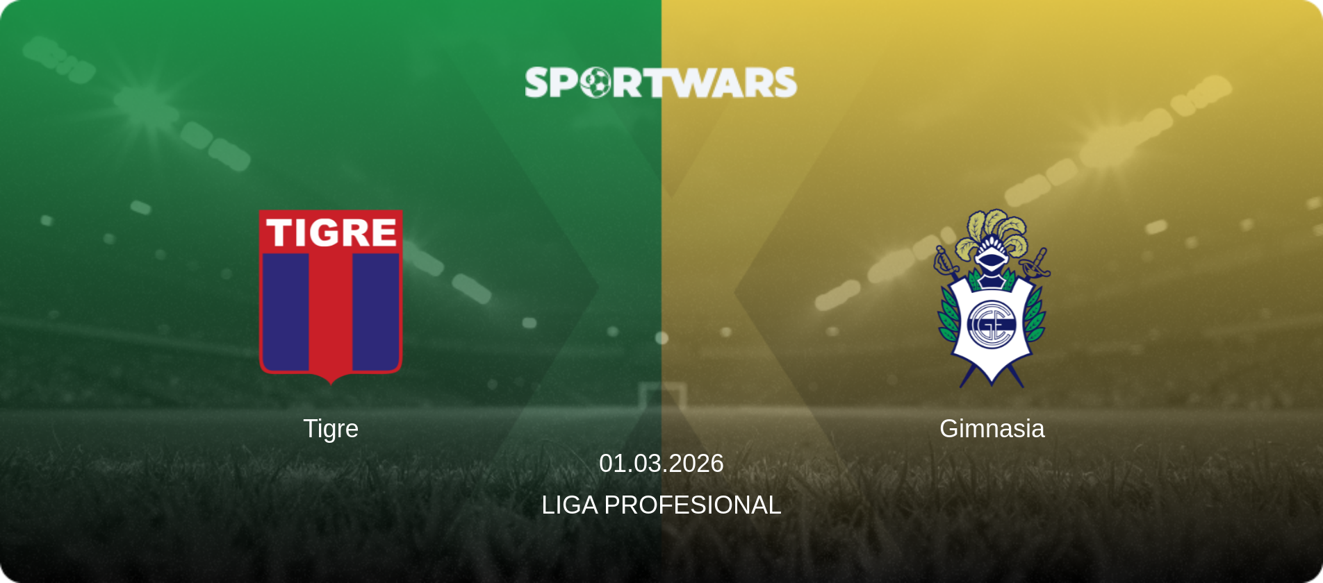 Tigre — Gimnasia, 01.03.2026 — Liga Profesional (match preview)