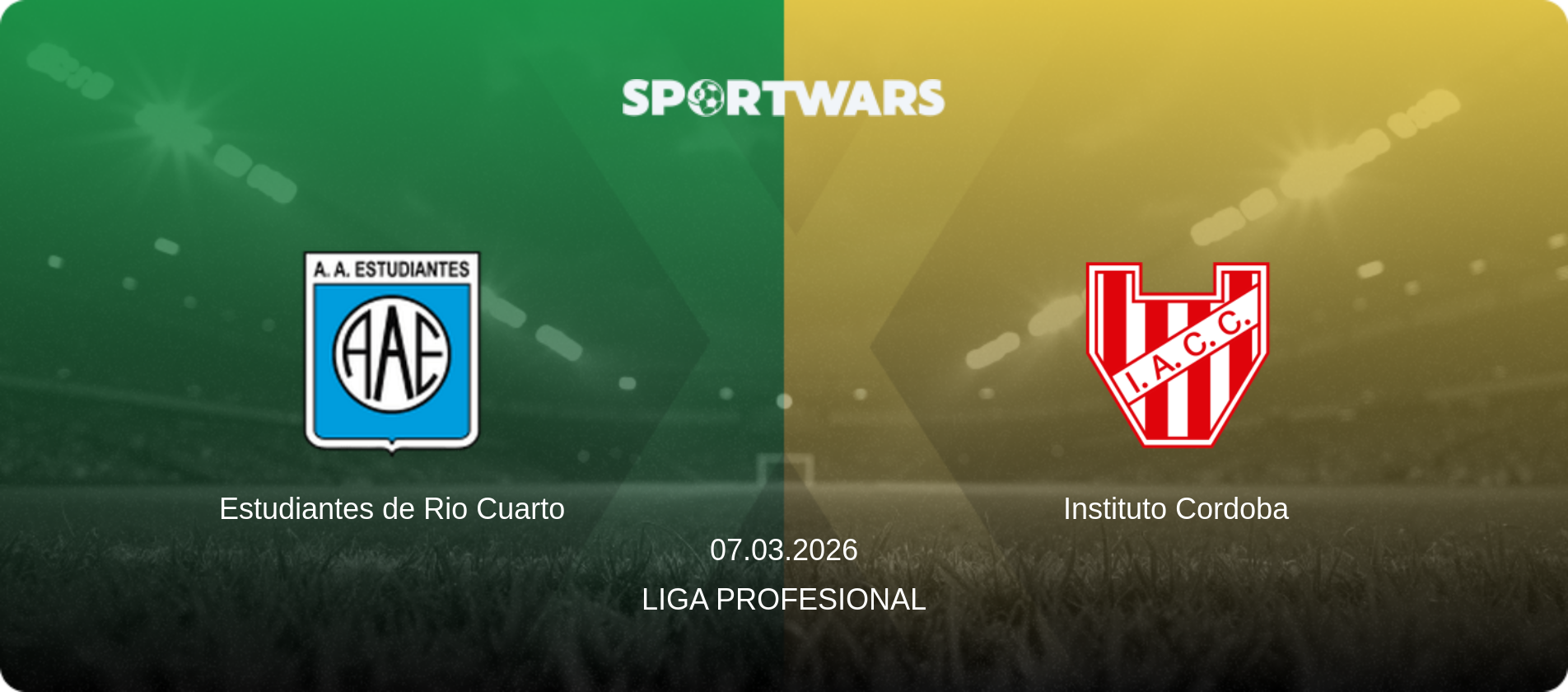 Estudiantes de Rio Cuarto — Instituto Cordoba, 07.03.2026 — Liga Profesional (match preview)